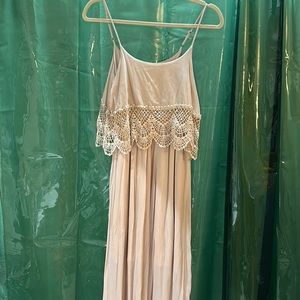 Beige maxi dress